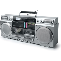 Muse M-380 GBS Ghetto Blasters, srebrne barve | Muse