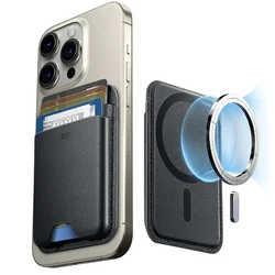 Magnetna denarnica ESR Premium Wallet Boost MagSafe - za 4 kartice - midnight black