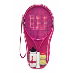 Wilson BURN PINK STARTER SET, dečiji reket za tenis, pink