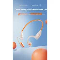 Yuanshi Bluetooth slušalice X27, Belo-narandžaste