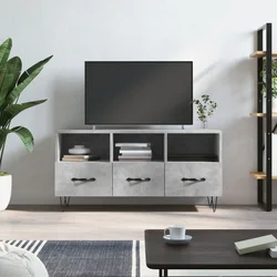 TV ormarić boja betona 102 x 36 x 50 cm od konstruiranog drva