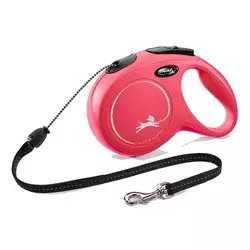 Flexi New CLASSIC - RDEČ - vrvica 8m - M