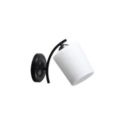 Zidna lampa ESNYR 1xE27/40W/230V crna/bela