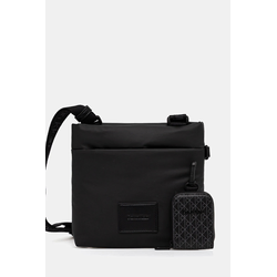 Calvin Klein Torbica za okrog pasu Puffer Utility Flatpack LV04D3224G Črna