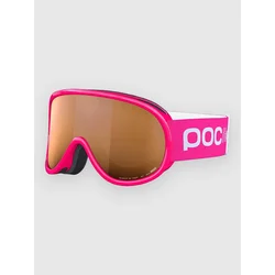POC Pocito Retina Fluorescent Pink Goggle partly sunny light orange