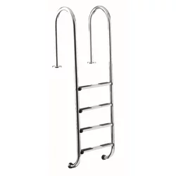 LESTEV ZA bazen PLANET POOL INOX 4 nastopi, ozka