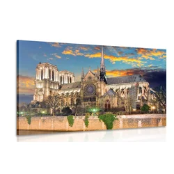 Slika katedrala Notre Dame - 90x60