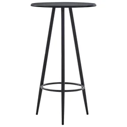 Vidaxl Barska miza črna 60x107,5 cm mediapan