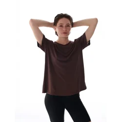 Penti Majica T-Shirts temno rjava