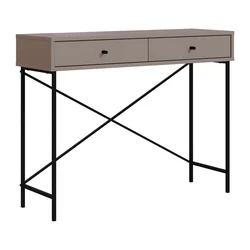 Siva/bež stranska mizica 35x110 cm Titan – Marckeric