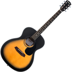 Pasadena PG-100 Sunburst Akustična kitara Jumbo