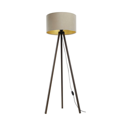 Podna lampa STANDART 1xE27/60W/230V bež/braon