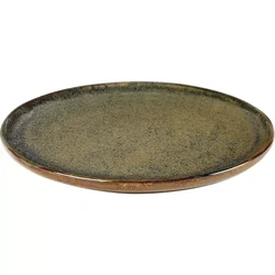 SERAX Surface L krožnik 27 cm, indi siva (4 kos)