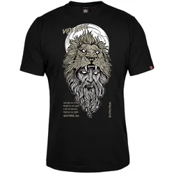 011Shop Muška majica kratkih rukava, Vidi lave, Crna