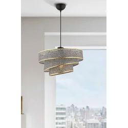 Opviq Luster Couper Hazeran, 40x40cm, Zlatno-crne boje
