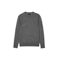AllSaints Pulover temno siva