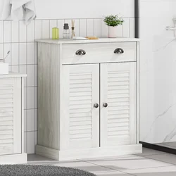 Kupaonski ormar VIGO Bijela i antikna bijela 68 x 34 x 80 cm