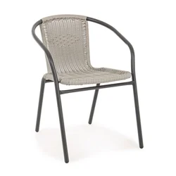 Baštenska stolica Ripley 53x58x73x42cm crna/bež Bizzotto