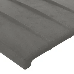 LED uzglavlje svjetlosivo 183x16x78/88 cm baršunasto