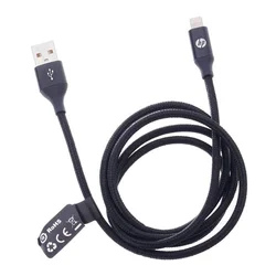 HP Kabl DHC-MF101, USB A, MFI, NA, Lightning, 100cm, Crni