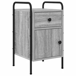Noćni ormar Siva Sonoma 35 x 36,5 x 61 cm Konstruirano drvo