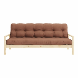 Oranžna/rjava raztegljiva sedežna garnitura 205 cm Knob – Karup Design