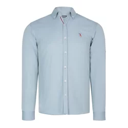 G974 DEWBERRY MENS SHIRT-WATER GREEN