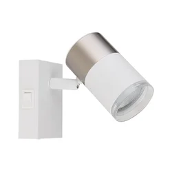 Globo 57851-1 - Zidno spot svetlo BRISBON 1xGU10/25W/230V bela/hrom