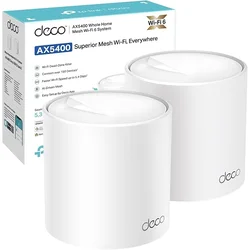 TP-Link Deco X60 (2-pack) AX5400 Whole Home Mesh Wi-Fi 6 System