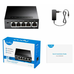 CUDY GS105 metalni GS105D 5-Port Gbit Desktop Switch