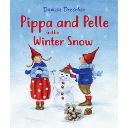 Pippa and Pelle in the Winter Snow