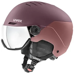 Uvex Smučarska čelada Wanted Visor Bramble Antique Rrose Roza