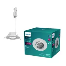 Philips -LED prigušiva ugradna stropna svetiljka CILANTRO LED/5W/230V 2700K bela