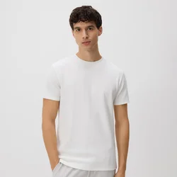 Reserved - Slim fit majica kratkih rukava od strukturirane tkanine