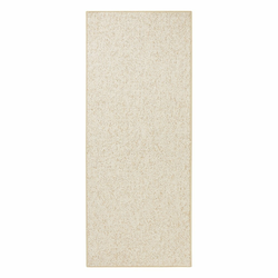 Kremno bel tekač 80x300 cm Wolly – BT Carpet