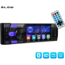 Blow AVH-8990 auto radio 1DIN s 4 zaslonom, 4x60W, USB, microSD i Bluetooth