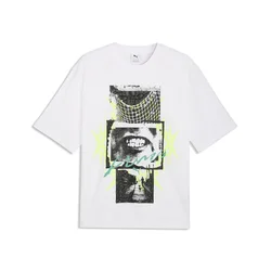 PUMATECH-X Graphic Tee Men, Lifestyle, White, L