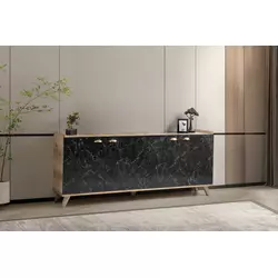 Hanah Home Komoda Sumer H3030 180x77,8x41cm Braon-Mermer