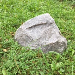 Taidekivi Baštenski kamen, Sivi granit, O30 cm