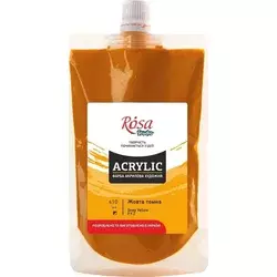 Akrilna barva, 200 ml, ROSA STUDIO | Yellow Deep (410)