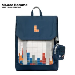 Mr.ace Homme Unisex ranac, Plavi