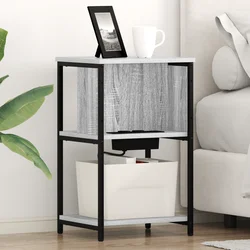 Noćni ormar Siva Sonoma 38 x 31 x 61 cm Konstruirano drvo