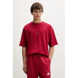 Adidas Muška majica M Fi Sl T KD7647, Okrugli izrez, Bordo