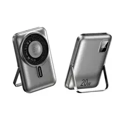 Remax rpp-695-3 in 1 15w wireless charging power bank with foldable holder Usb powerbank ( 25314 )