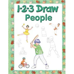 123 Draw People: A step by step drawing guide for young artists