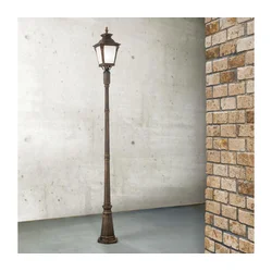 Orion - Spoljašnja lampa AIKO 1xE27/60W/230V 240 cm IP23 bronza/patina