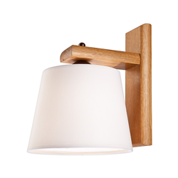 Zidna lampa AIDA 1xE27/60W/230V hrast