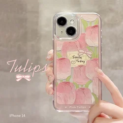 Yingkaida Maska za mobilni telefon iPhone 14, Roze