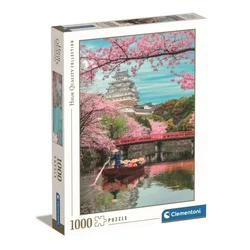 shumee 1000-delna sestavljanka. Grad Himeji spomladi.