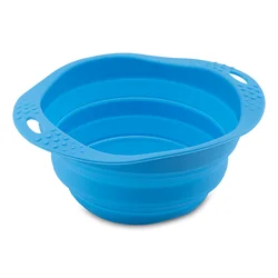 Pasja skleda, potovalna, BecoBowl Travel-blue M, ECO